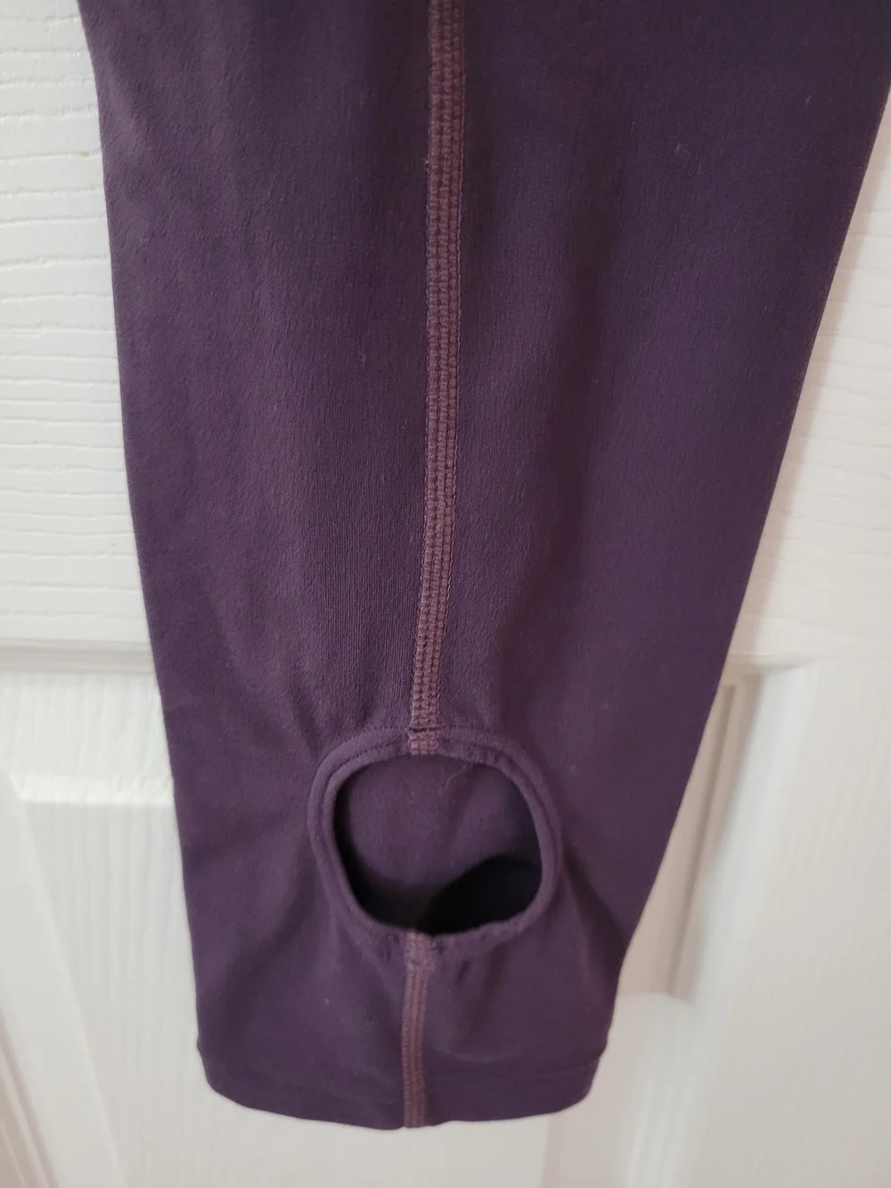 Athleta Powervita Barre Stirrup Leggings Purple Medium High Rise Yoga Tights M